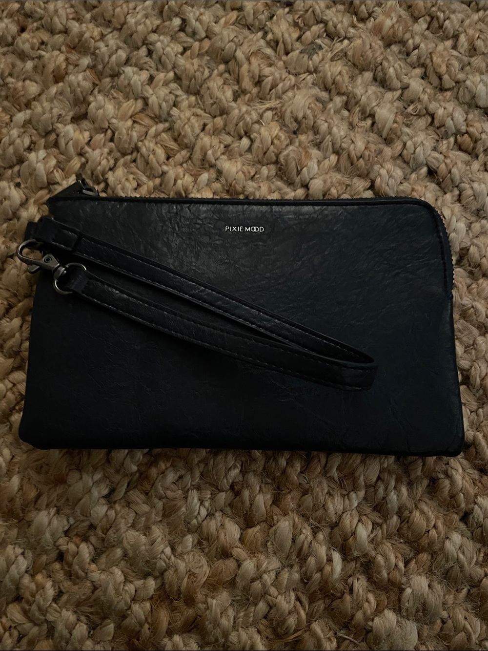 Pixie Mood Black Zip Wristlet Wallet